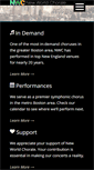Mobile Screenshot of newworldchorale.org